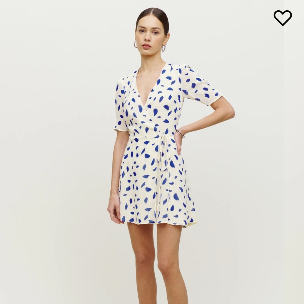 Reformation Lucky Dress in Dalmation Size: XS